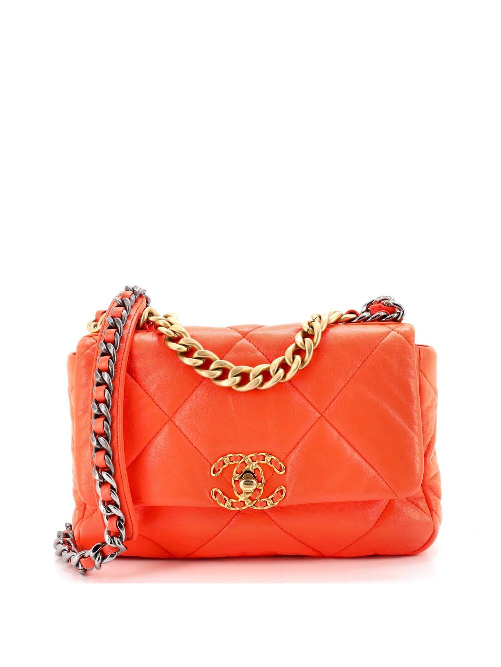 Chanel 19 Flap Bag Quilted Leather #248415C46B